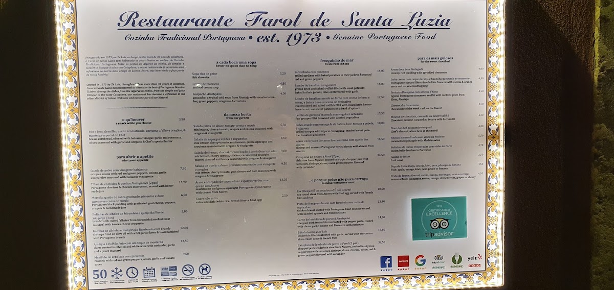 Menu Farol De Santa Luzia-2